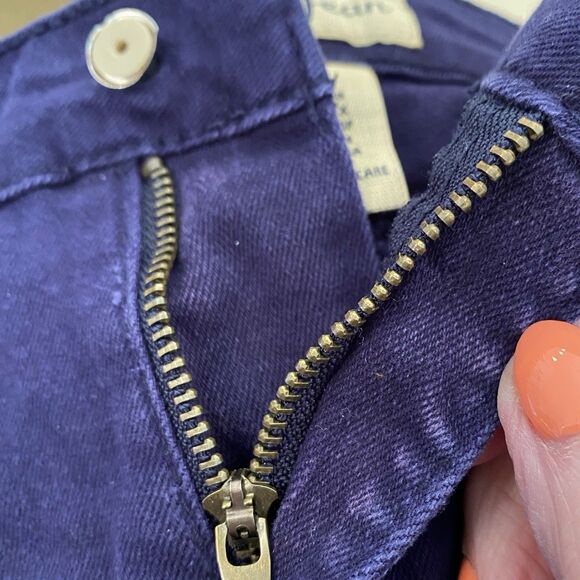 NEW Earl Jeans Straight Leg Mid Rise Size 10 (33x30) Vibrant Blue Denim Jeans - Picture 5 of 10